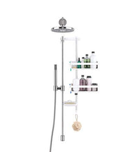 Umbra Flipside Portaoggetti da Bagno, Resina, Bianco, 76.2 x 20.32 x 11.43 cm