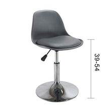 Sgabello da Bar con Schienale Moderno e Minimalista Sedia da Bar seggiolone Nordico Moderno per Reception