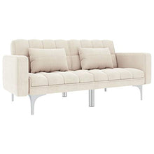 FAMIROSA Divano Letto Crema in Tessuto