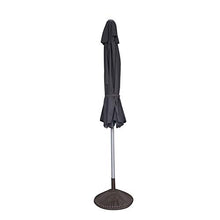 SORARA Apple Ombrellone Tondo 3M da Giardino | Grigio | Larghezza palo 48 mm | Alluminio Inox