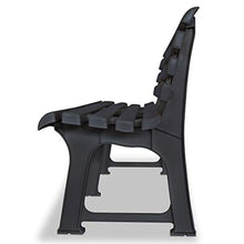 E E-NICES Panchina da Giardino 145,5 cm in Plastica Antracite