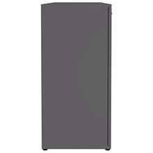 Sideboard Grau 120×35,5×75 cm Spanplatte