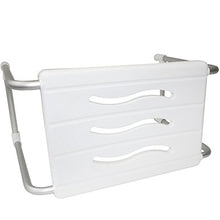 MSV 140697, Sgabello in plastica e alluminio, 36 x 26 x 33 cm, Bianco (weiß)