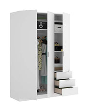 Befara ARMADIO 3 ANTE E 3 CASSETTI NOVE