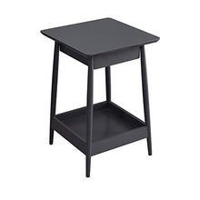 Diaod Comodino Stabile Comodino Comodino Comodino Stabile Facile Installazione, Nero