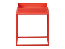Inter Link Lounge C01 Tavolino, Metallo, Arancione, 35 x 35 x 40
