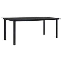 vidaXL Set da Pranzo da Giardino 9 pz in Polyrattan e Vetro