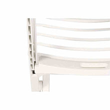 Ipae 9693650 Sedia Birreria, Resina, Bianco