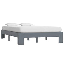 FAMIROSA Giroletto Grigio in Legno Massello di Pino 140x200 cm