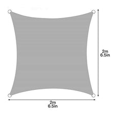 æ— Tenda parasole rettangolare, impermeabile, con corda, per giardino, cortile e feste