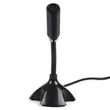 HelloCreate Mini Condensatore USB 2.0 Microfono Flessibile Desktop Stand Mic per PC Laptop