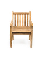 RSPL Panchina in Vero Teak Naturale Lunghezza - arredo Giardino Stile Inglese coloniale