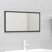 vidaXL Set Mobili da Bagno 2 pz Grigio in Truciolato