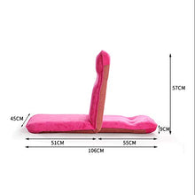 Diaod Lazy Sofa - Sedia da Terra Imbottita con Schienale Regolabile, Comoda Sedia Pieghevole Semi-Pieghevole