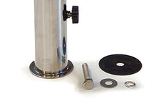 osoltus - Asta universale in acciaio inox per ombrellone in granito, 30/40 kg