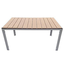 Paniate Design Tavolo Giannutri 90x150 in Alluminio e Polywood - Bianco