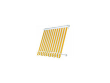 TENDA DA SOLE A CADUTA 2.5x2.5m GIALLO-BIANCO