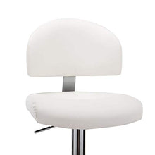 Festnight Sgabelli da Bar 2 pz Bianchi in Similpelle,Design Ergonomico