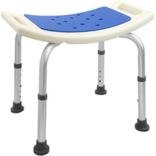 PrimeMatik Sgabello da Doccia ergonomico Antiscivolo Regolabile in Altezza Imbottito (kd08), Bianco, Taglia Unica