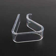 sourcingmap® Tabella tovaglia in plastica finimento Runner Clip supporto pinza 2-3.5cm Spessore 8 PC