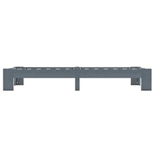 FAMIROSA Giroletto Grigio in Legno Massello di Pino 100x200 cm