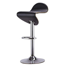 WDHWD Sedia da Bar Elegante Sedia con Schienale Alto Regolabile Sgabelli da Bar girevoli Regolabili Set Sedia Anteriore Sedia Sgabello da Bar retrò Sedia per Computer （Nero）
