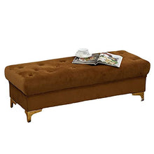 Home Shoe Modifica Sgabello Sgabello da Riposo Sgabello da Comodino Sgabello Sgabello Rettangolare Sgabello da stoccaggio Rettangolare Sgabello Contenitore (Color : Brown, Size : 140CMX45CMX40CM)