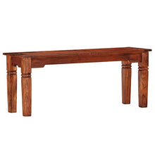 vidaXL - Panca in legno di acacia massiccio, 110 cm
