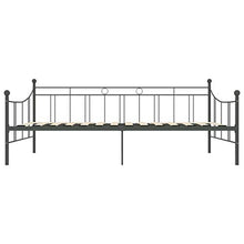 vidaXL Telaio Divano Letto Grigio in Metallo 90x200 cm