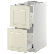 METOD/MAXIMERA base cb 2 frontali/2 cassetti alti 40x61.9x88 cm bianco/Bodbyn bianco sporco