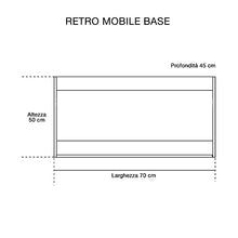 mazzoni Mobile da Bagno Sospeso 70cm Colonna P32cm Maiorca Plus Grigio Frassinato