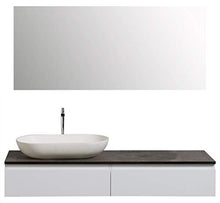 Composizione di mobili Vision 1200 bianco opaco - Senza specchio, Senza lavabo