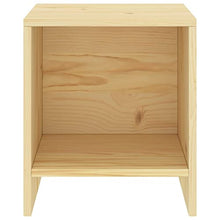 vidaXL Comodini 2pz Legno Chiaro 35x30x40 cm Pino Massello