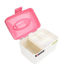Cassetta dei medicinali a più strati in plastica portatile durevole per la casa cassetta dei medicinali Kit di pronto soccorso(2#)