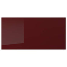 KALLARP cassetto frontale 80 x 40 cm lucido rosso scuro-marrone