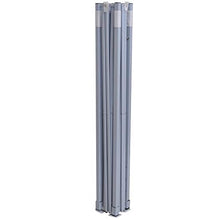 vidaXL Gazebo Professionale Pieghevole 3x3m Acciaio Bianco