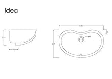 Lavabo sottopiano Idea 60