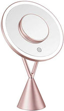 PYROJEWEL. Specchio da Tavolo Specchio cosmetico con Il Desktop Lampada LED 5X riempimento Lente di ingrandimento del Desktop Luce a LED Specchio Xuan - Una Visita Vale la Pena