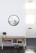 Umbra Hub Specchio da parete rotondo decorativo, 61 cm , Nero