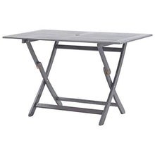 vidaXL Set da Pranzo per Giardino 5 pz Legno Massello di Acacia Grigio