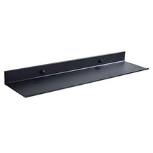Yardwe Mensole da Bagno a Parete per Il Bagno Nero Porta Sapone per Doccia Scaffale da Cucina Scaffale da Bagno con Caddy Organizer (50cm)