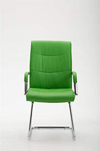 CLP Sedia Sala Pranzo Caro V2 I Sedia Ufficio Cantilever Con Braccioli In Similpelle E Metallo Cromato I Poltroncina Studio Carico Max 120 KG, Colore:marrone chiaro