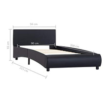 SKM Giroletto Nero in Similpelle 90x200 cm (21.3kg)
