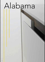 Set Mobile Lavabo Sx Specchio LED Arredo Bagno Moderno Alabama105 CERAMICHEMIRANDA-Bianco Antico