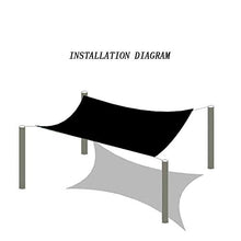 HTL Durable NA Blue Shade Reti, ispessito criptato Shading Cloth, utilizzato per isolamento termico, raffreddamento e protezione solare reti su balconi, cortili e tetti. 90% Ombreggiatura, blu, 4M4M