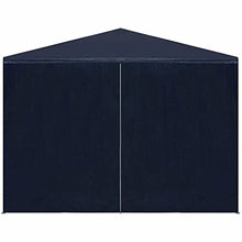 vidaXL Tenda per Feste 3x4 m Blu in Acciaio e PE Tendone da Giardino Gazebo