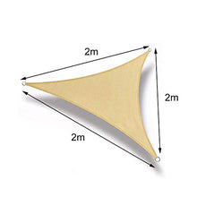 Beiyoule - Tenda parasole triangolare, impermeabile, antivento, con corda traspirante