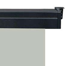vidaXL - Tenda da sole laterale per balcone, 100 × 250 cm, colore: Grigio