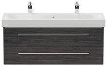 Mobile bagno con lavabo Geberit Icon 120cm antracite venato