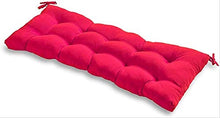 Cuscino per Panca per Esterni, Cuscino per Panca da Giardino Confortevole E Traspirante in Cotone Perlato, Cuscino per Sedia A Dondolo per Mobili da Giardino 40X110cm Vino Rosso